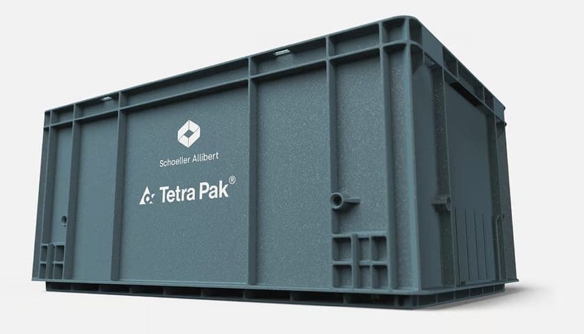 Thumbnail for Tetra Pak teams up with Schoeller Allibert to launch beverage carton crates made from recycled PolyAl