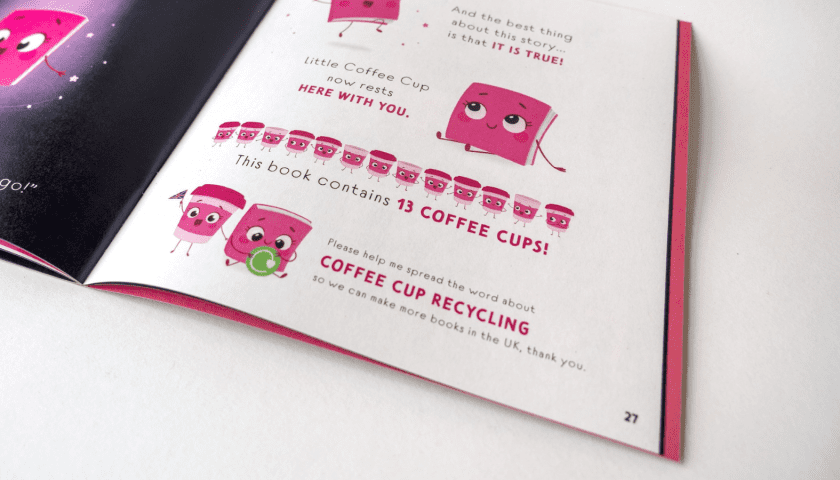 Thumbnail for Sustainability takes center stage in storytime with a new children’s book created from recycled coffee cups